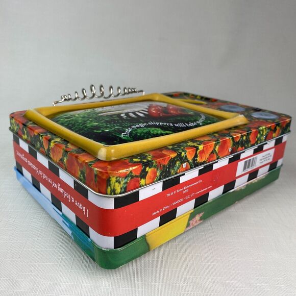 *RARE* Vintage WIZARD OF OZ "RUBY SLIPPERS" Television Tin LUNCH BOX! Vandor TV - Picture 9 of 14